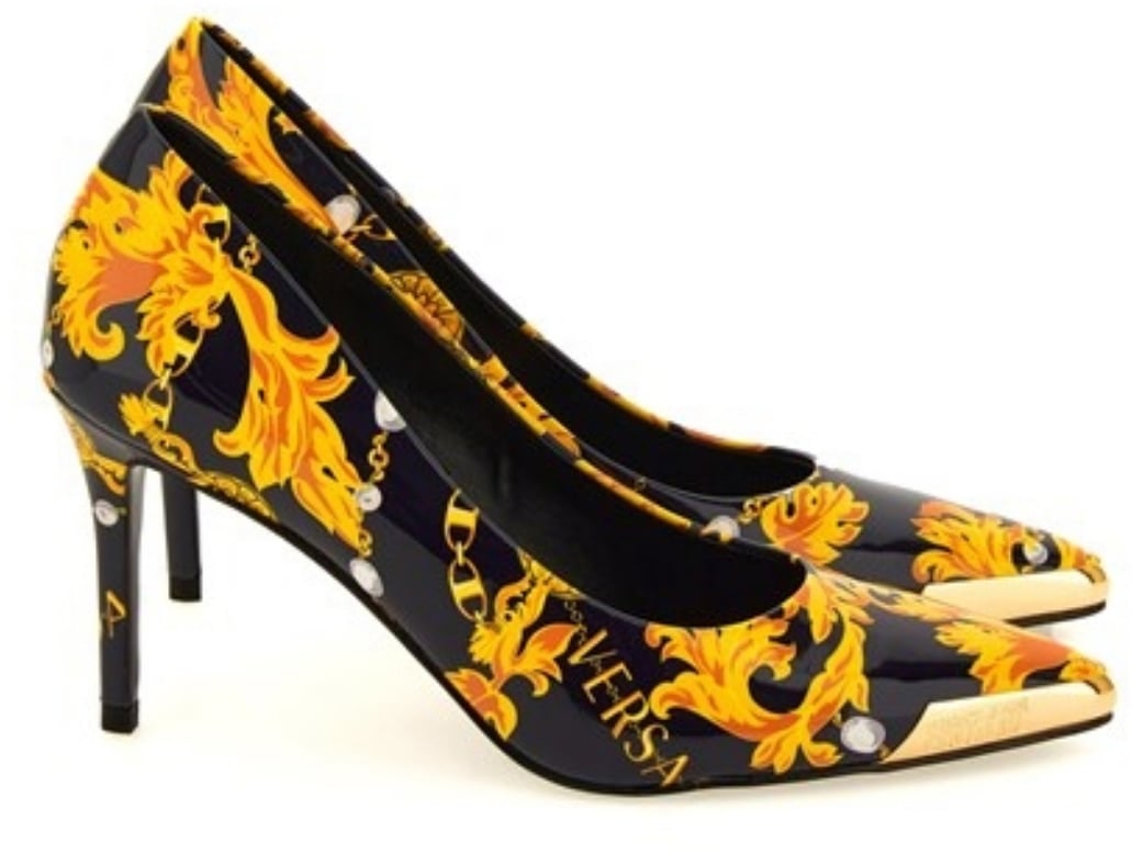 Versace Jeans Couture High Heel Shoes Black Zwart