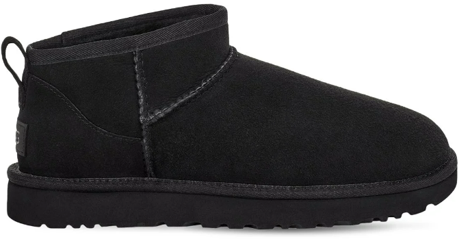UGG Heren Classic Ultra Mini Zwart Zwart