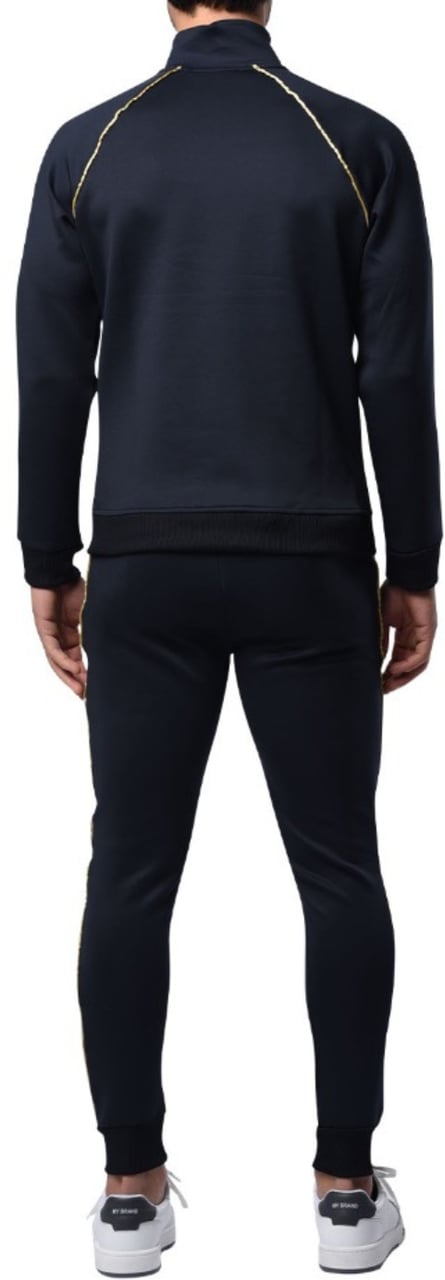 My Brand Gold Piping Tracksuit | BLACK Zwart
