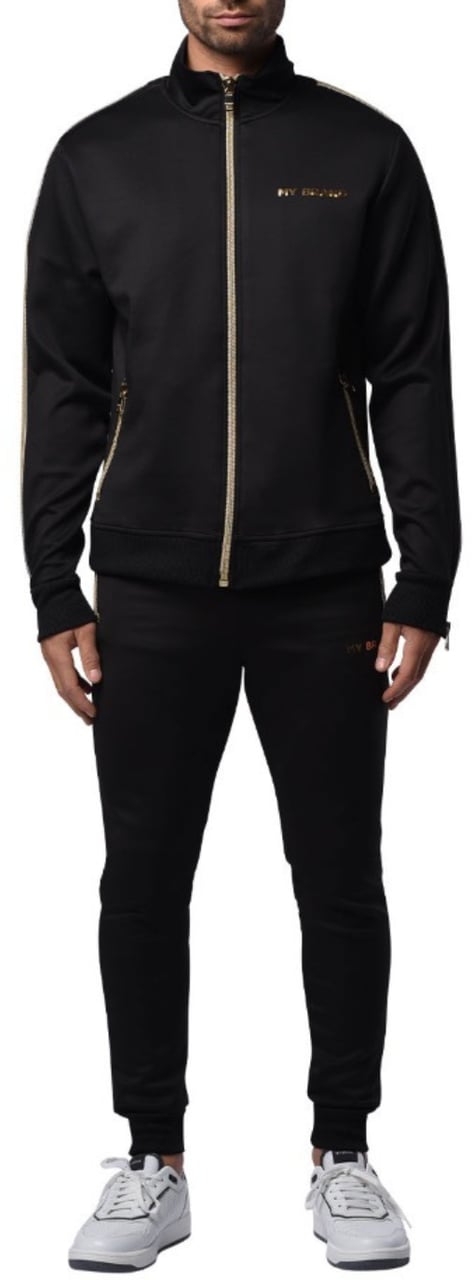 My Brand Gold Zipper Tracksuit | BLACK Zwart