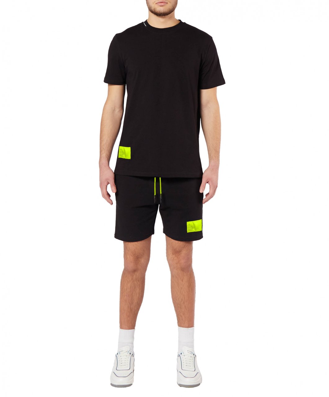 My Brand MYBRAND LABEL SET NEONYELLOW | BLACK Zwart