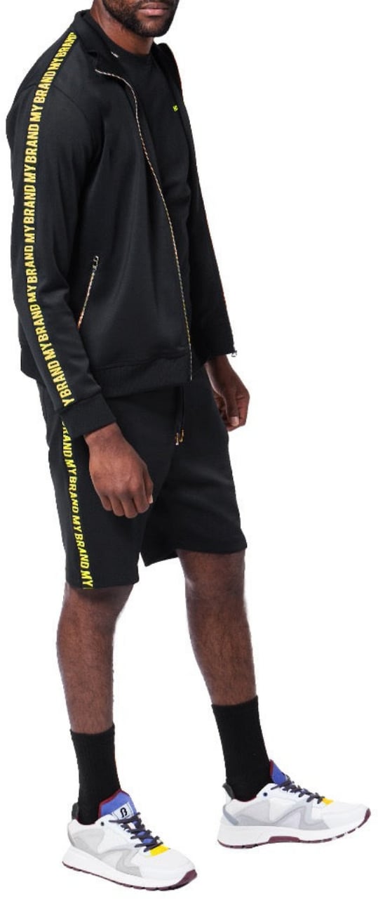 My Brand My Brand Tape Short | BLACK Zwart