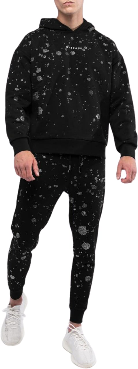My Brand RHINESTONE SPLASH MB JOGGING SUI | BLACK Zwart