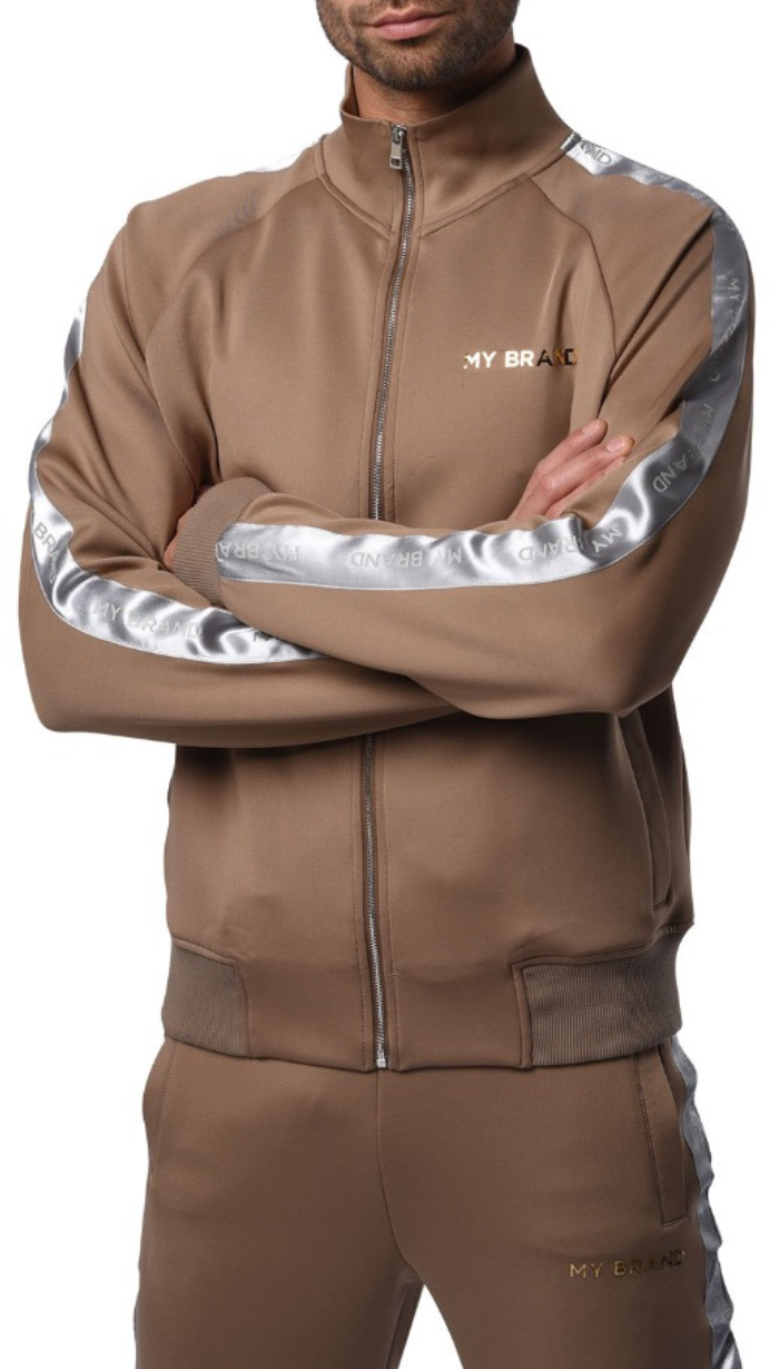 My Brand Stripe Tracksuit Lw JackeT | BEIGE Beige