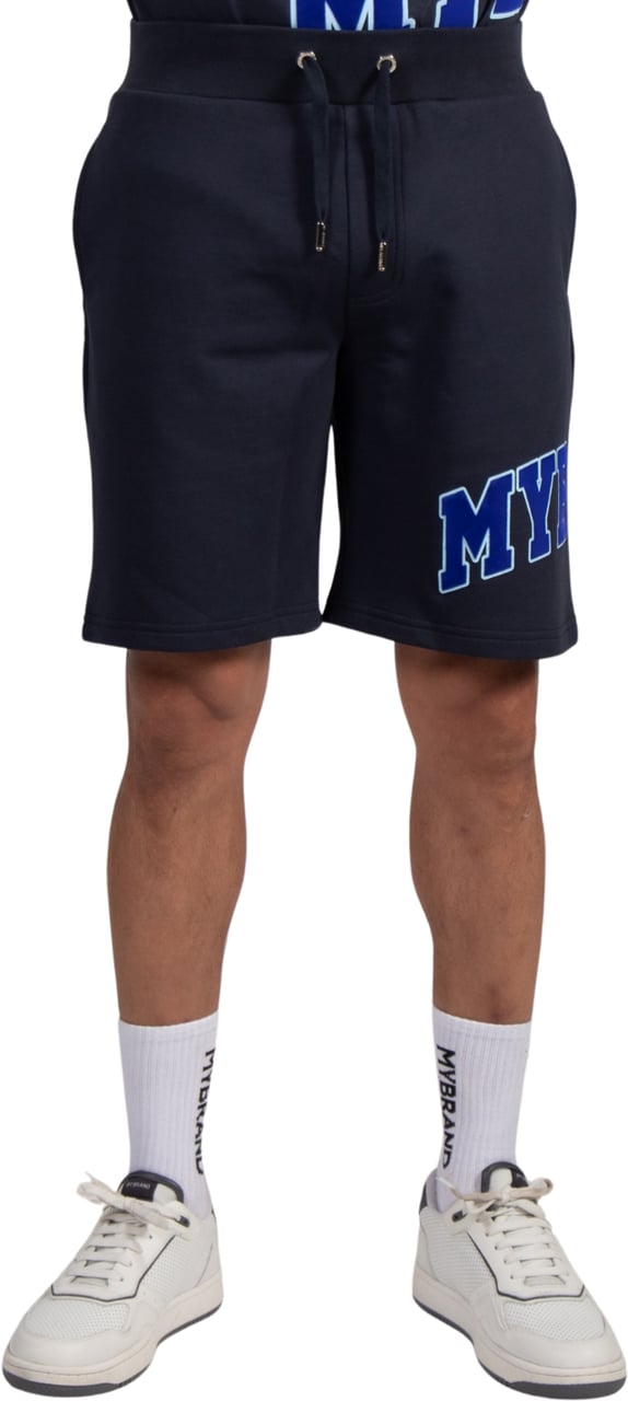 My Brand MYBRAND Bold Emblem Short Navy | NAVY Blauw