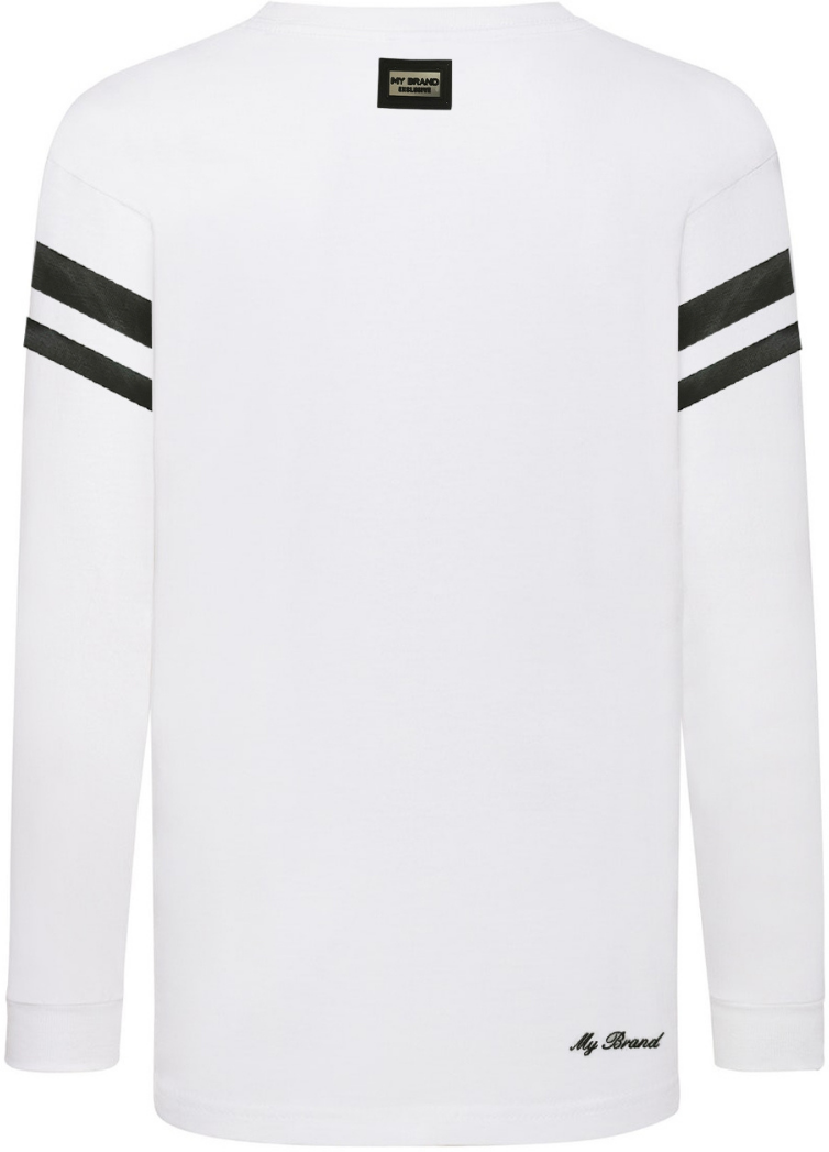 My Brand BASEBALL LOGO LONGSLEEVE | WHITE Wit