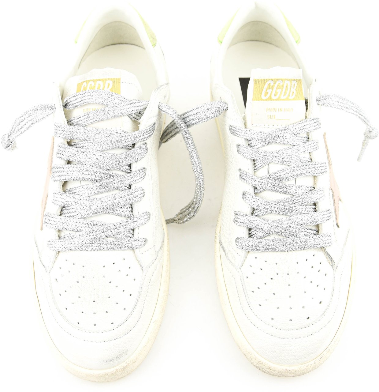 Golden Goose Ballstar White Pink Wit
