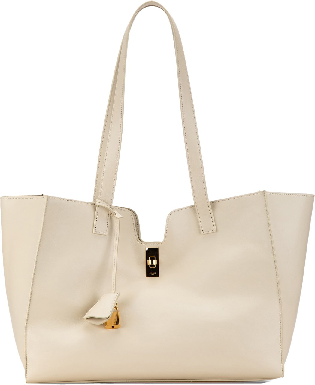 Celine Smooth Calfskin Soft 16 Cabas Wit