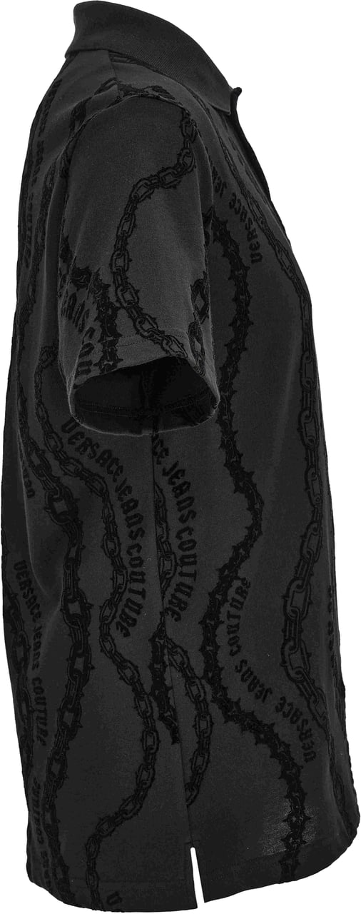 Versace Jeans Couture T-Shirts And Polos Black Zwart