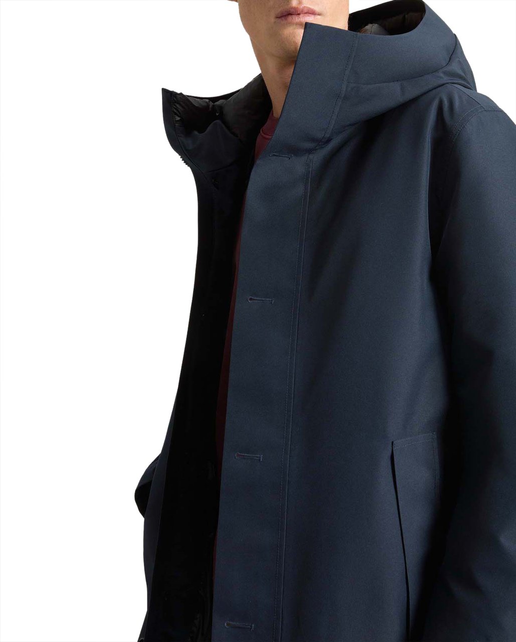 Woolrich Coats Blue Blauw