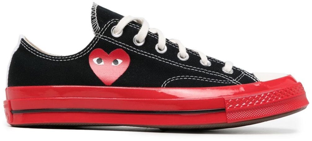 Comme des Garçons Comme Des Garçons Play X Converse Chuck 70 Sneakers Zwart
