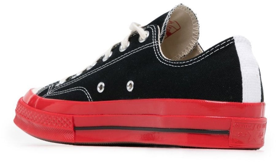 Comme des Garçons Comme Des Garçons Play X Converse Chuck 70 Sneakers Zwart