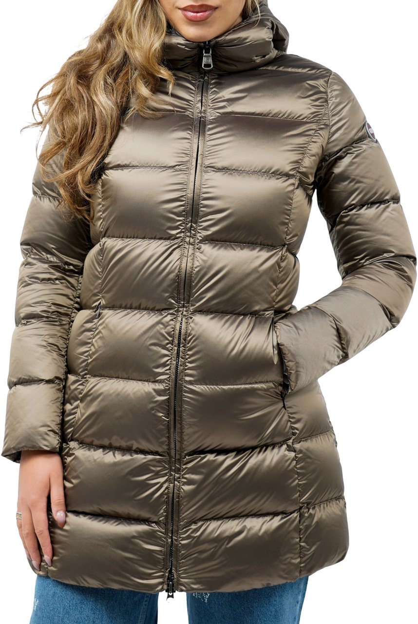 Colmar Originals Lange Jas Met Capuchon Taupe