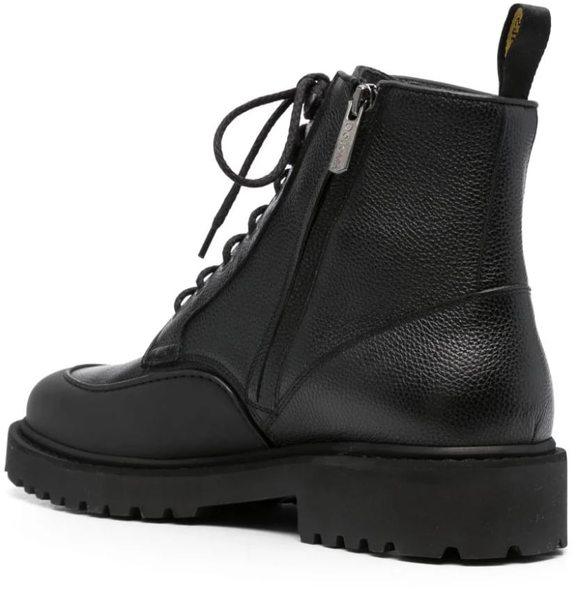 Doucal's derby boot black Zwart