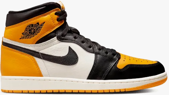 Nike Air Jordan 1 Retro High OG Yellow Toe Geel
