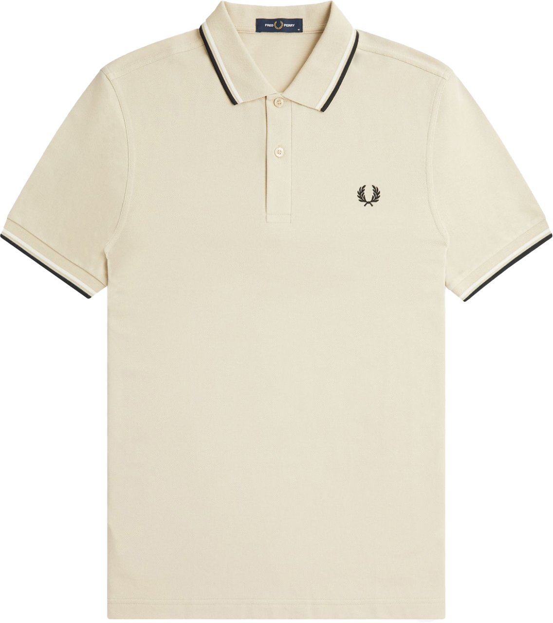 Fred Perry Fred Perry Twin Tipped Fred Perry Shirt Beige