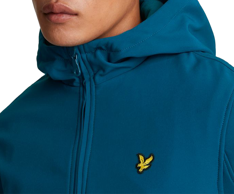 Lyle & Scott Lyle & Scott Fleece Back Softshell Jacket Blauw