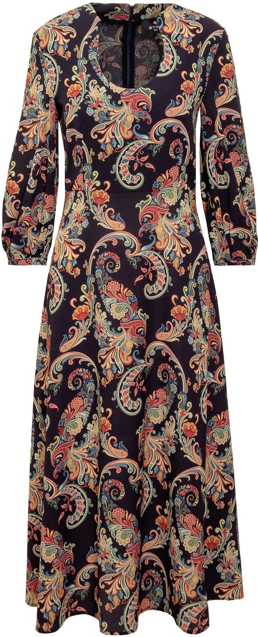 Etro Abito Midi Paisley Divers