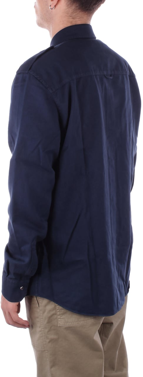 Dondup Shirts Blue Blauw