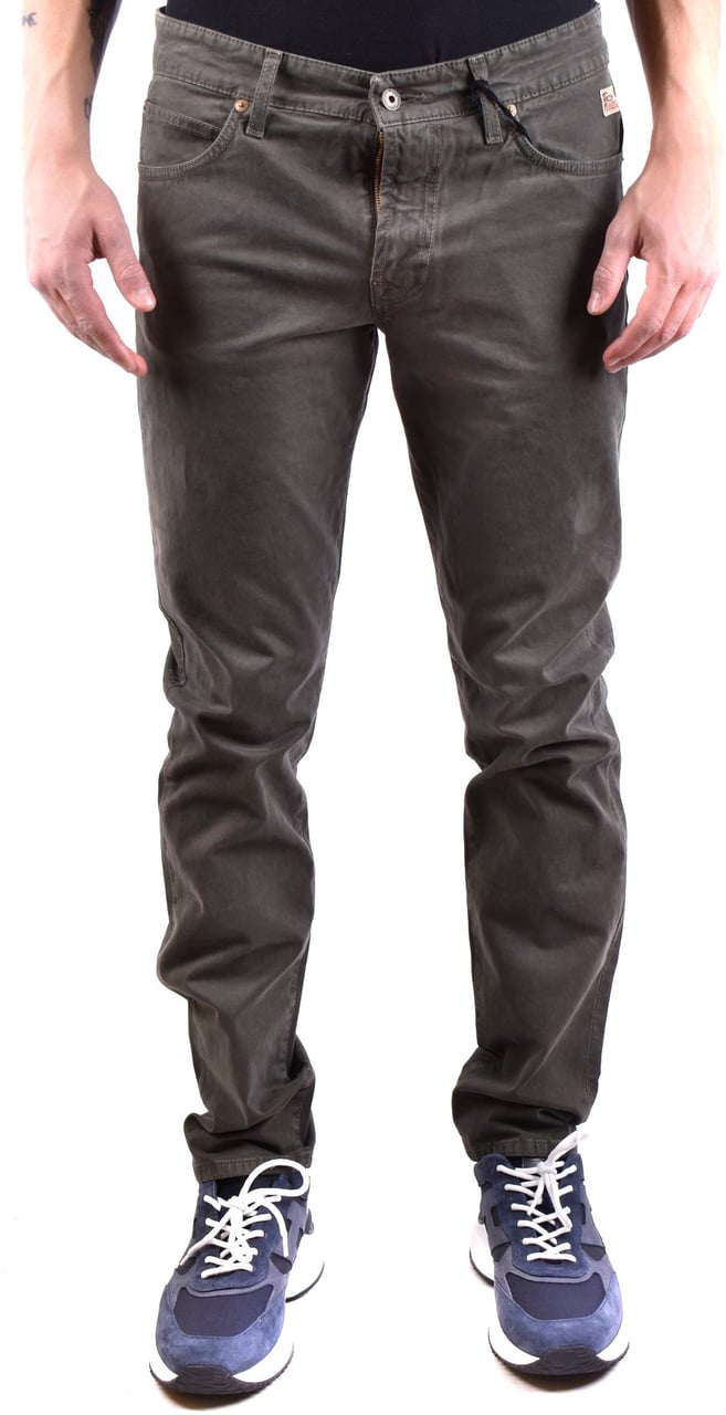 Roy Roger's Trousers Darkgreen Groen