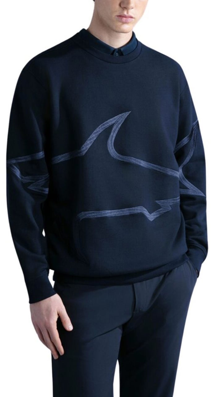 Paul & Shark Sweaters Blue Blauw