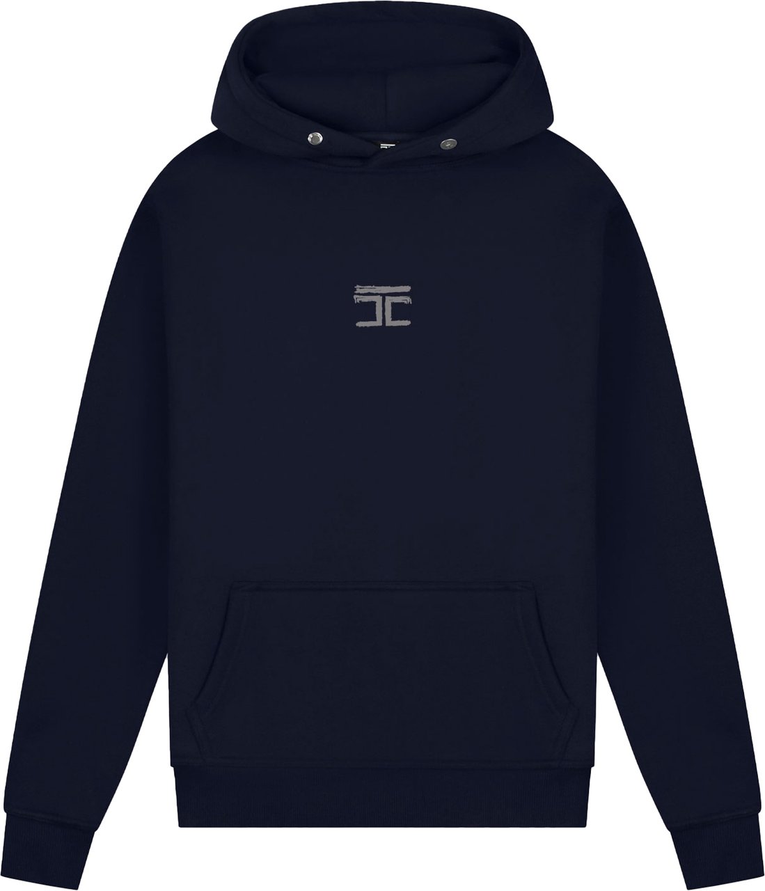 JORCUSTOM Artist Slim Fit Hoodie Navy Blauw