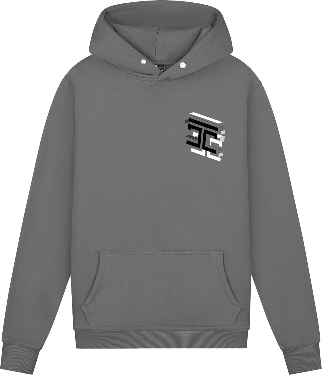 JORCUSTOM Assembly Slim Fit Hoodie DarkGrey Grijs