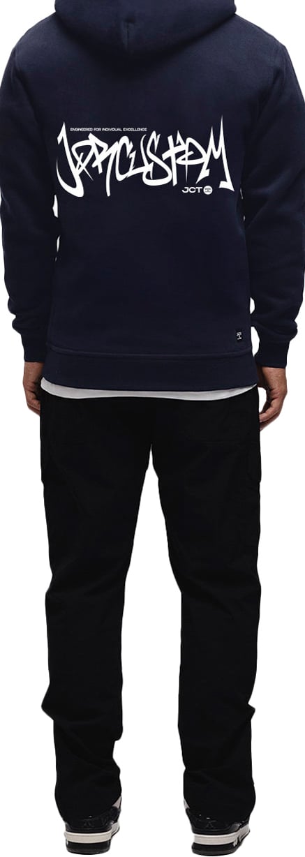 JORCUSTOM Jct Slim Fit Hoodie Navy Blauw