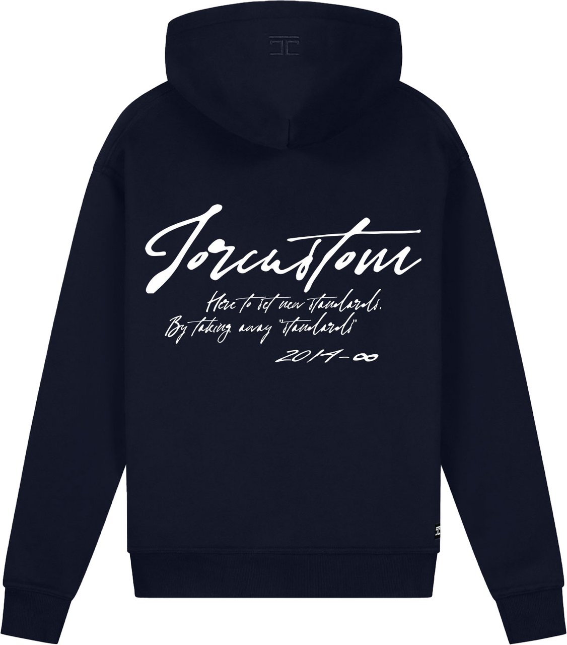 JORCUSTOM NewStandards Slim Fit Hoodie Navy Blauw