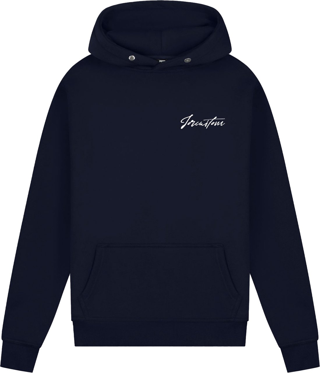 JORCUSTOM NewStandards Slim Fit Hoodie Navy Blauw