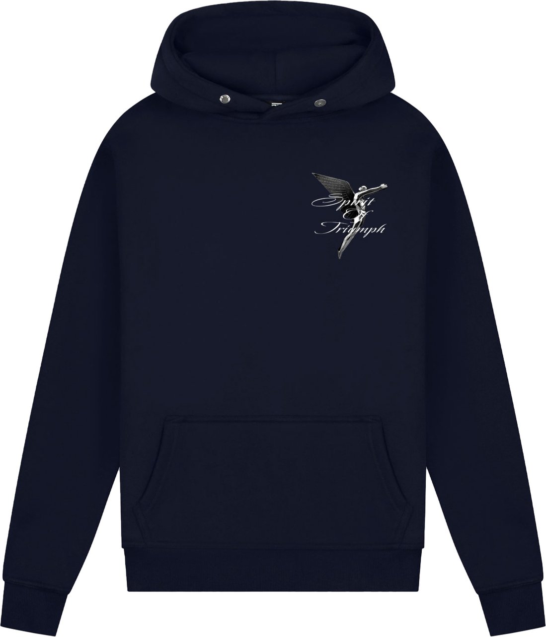 JORCUSTOM Triumph Slim Fit Hoodie Navy Blauw