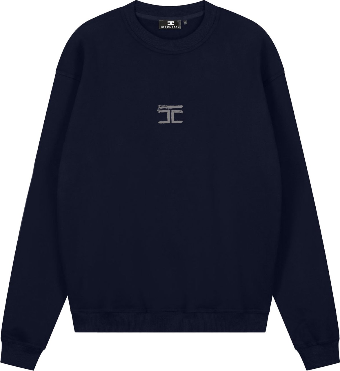 JORCUSTOM Artist Crewneck Sweater Navy Blauw