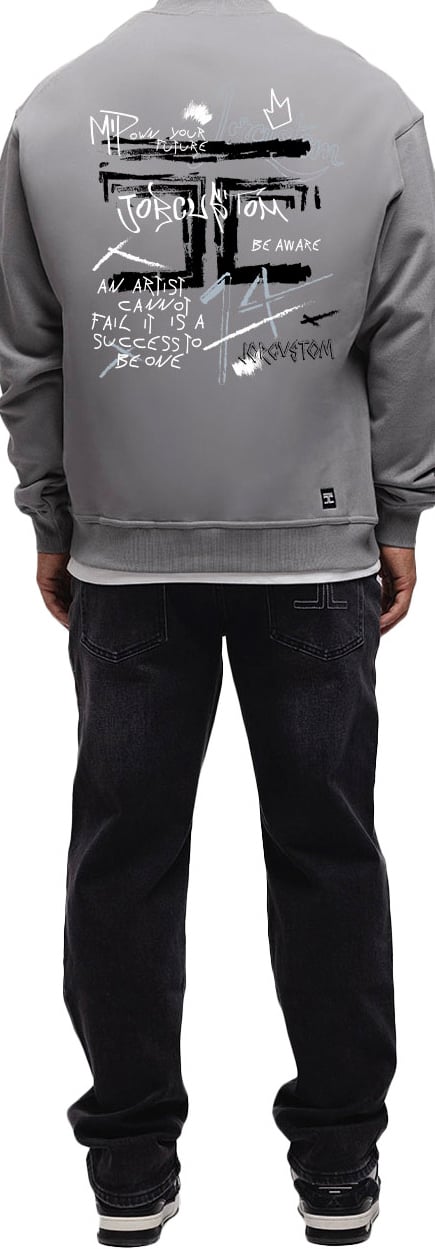 JORCUSTOM Artist Crewneck Sweater TiGrey Grijs