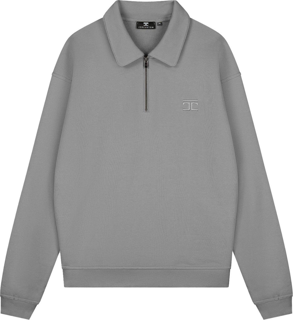 JORCUSTOM Artist Zip Sweater TiGrey Grijs