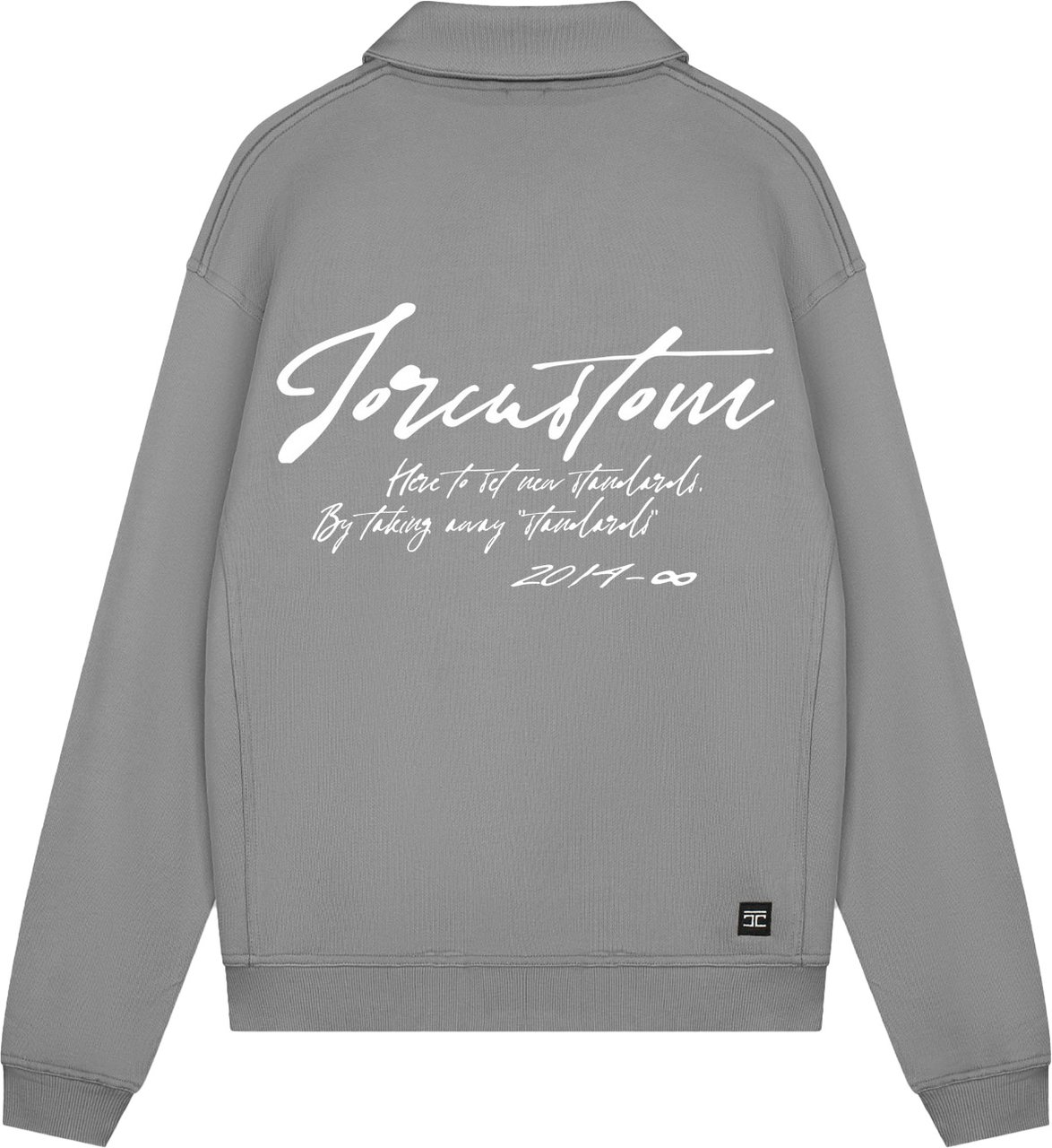 JORCUSTOM NewStandards Zip Sweater TiGrey Grijs
