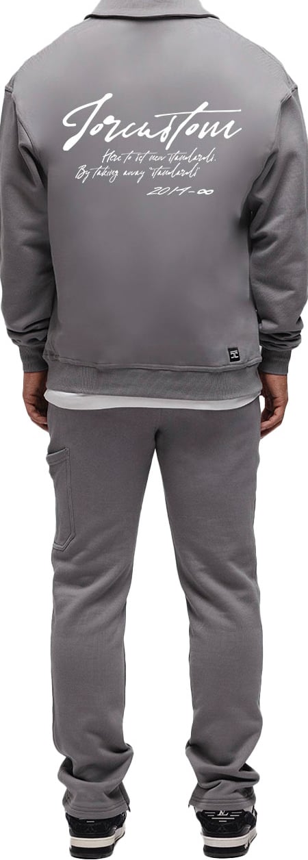 JORCUSTOM NewStandards Zip Sweater TiGrey Grijs