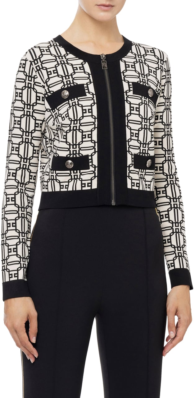 Elisabetta Franchi Sweaters Burronero Zwart