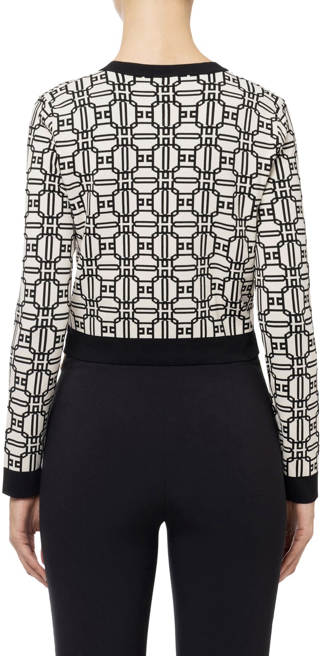 Elisabetta Franchi Sweaters Burronero Zwart
