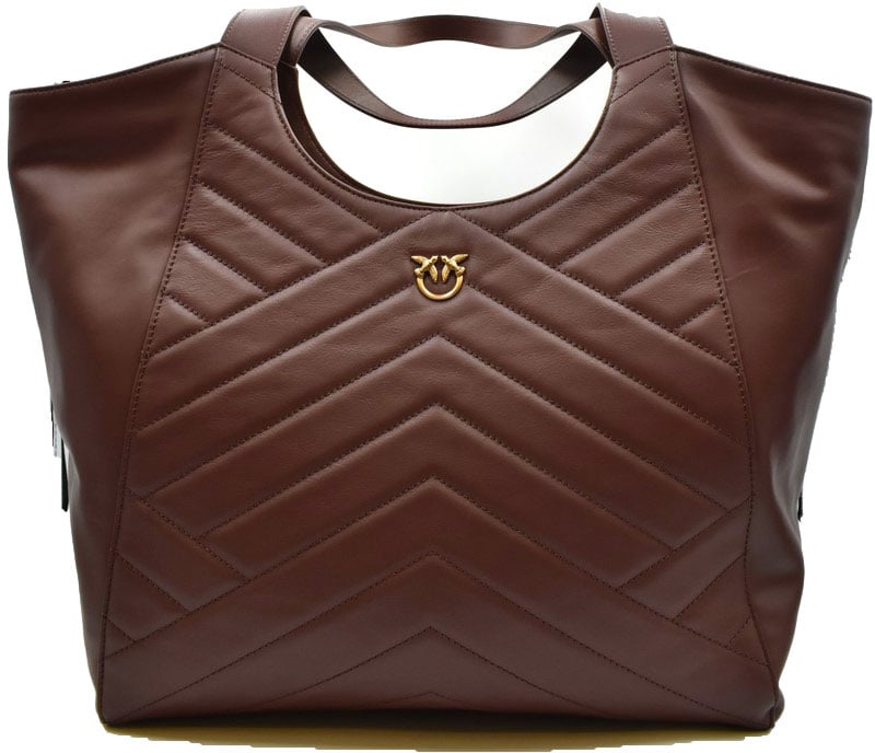 Pinko Borsa Tote Puzzle Bruin