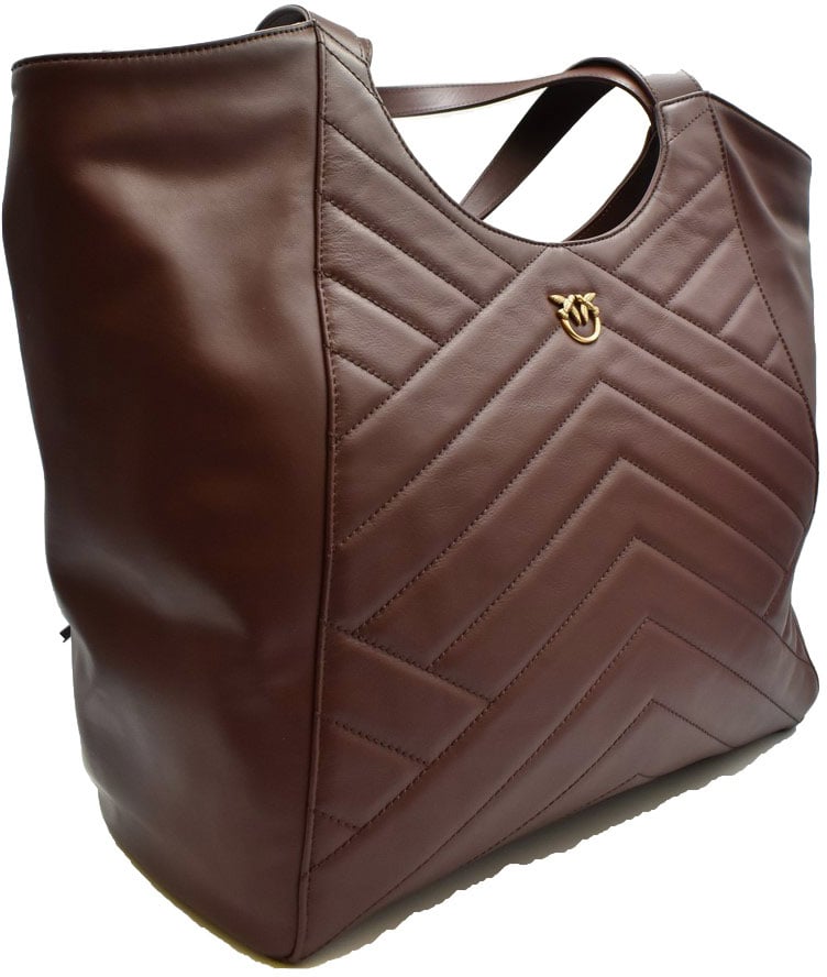 Pinko Borsa Tote Puzzle Bruin