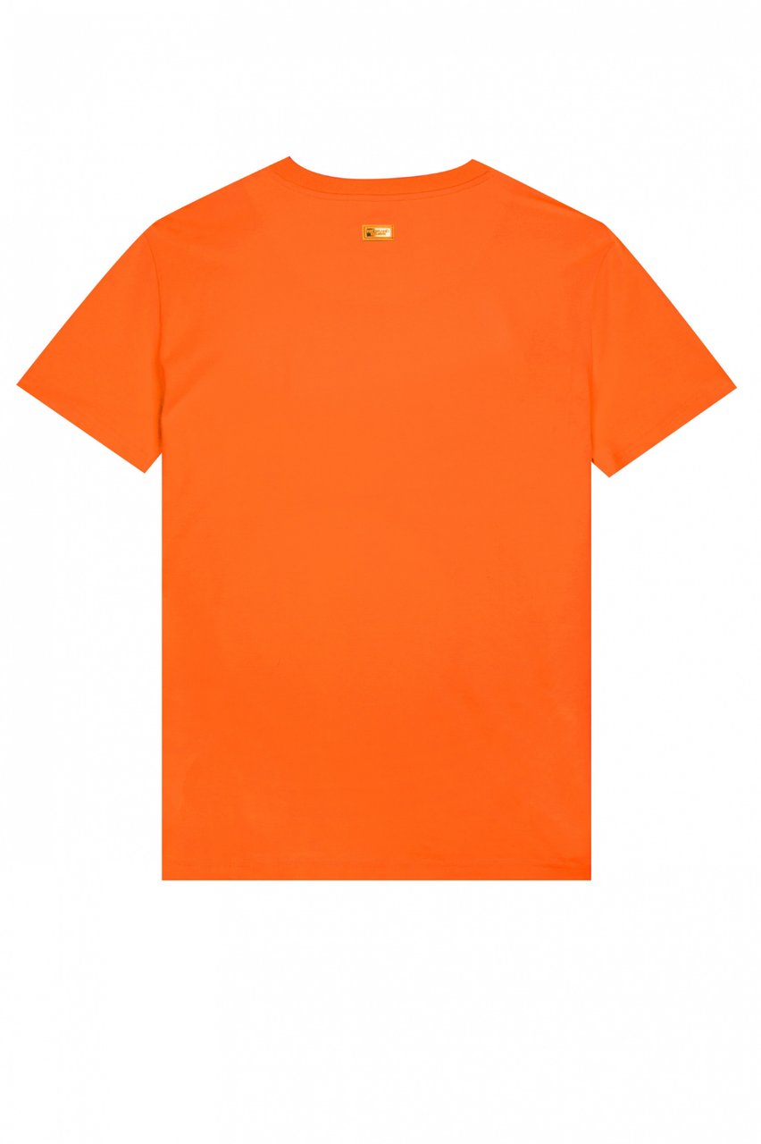 My Brand CHEST LOGO NEON T-SHIRT | NEON ORANGE Oranje