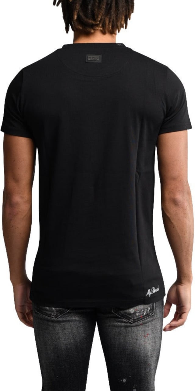 My Brand Skull Details T-Shirt | BLACK Zwart