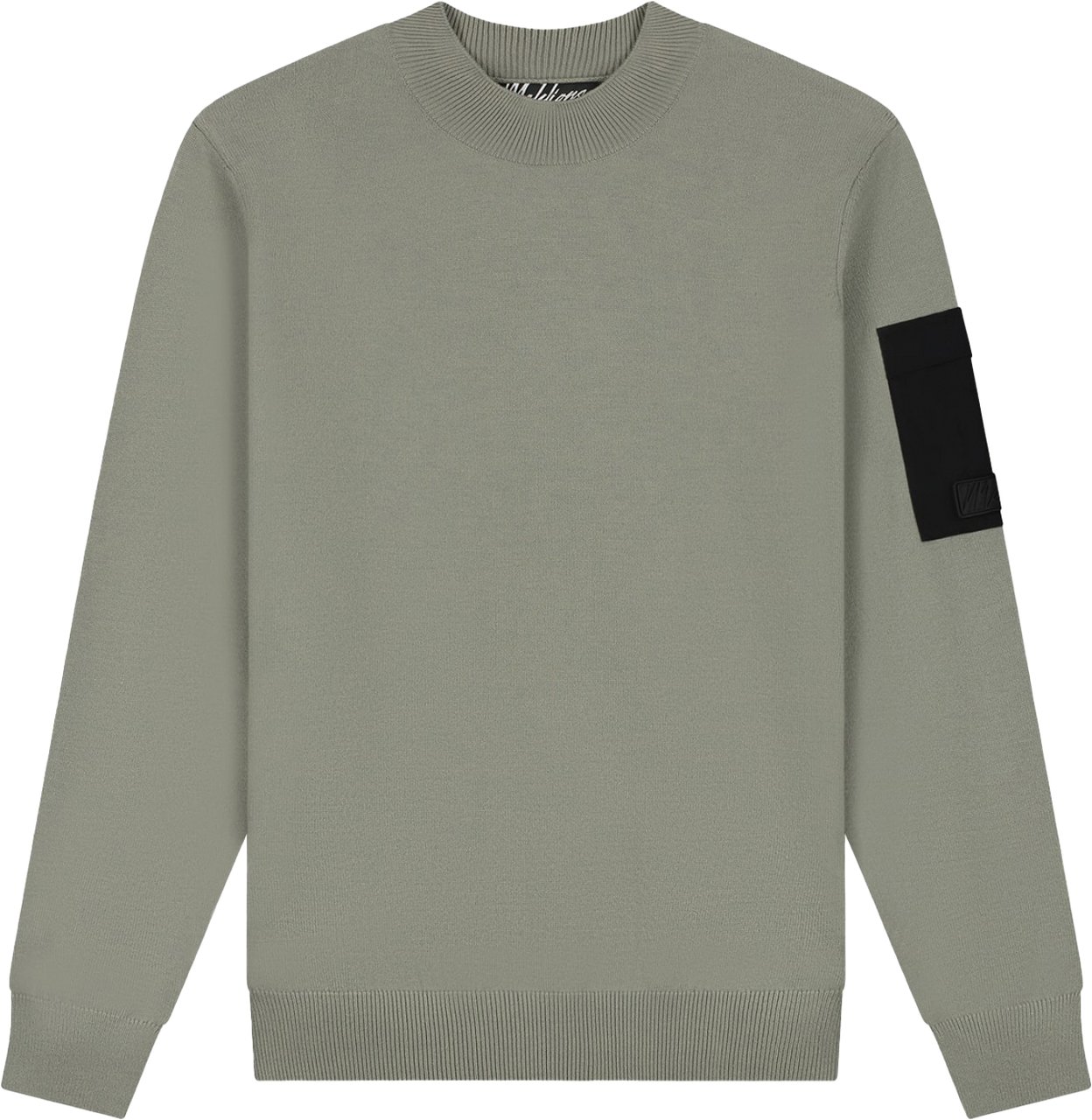 Malelions Malelions Men Knitted Pocket Sweater Groen