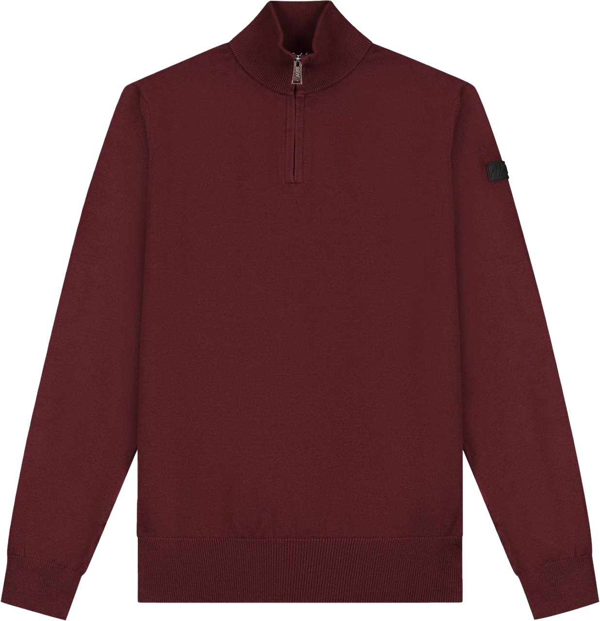 Malelions Malelions Men Knitted Quarter Zip Rood