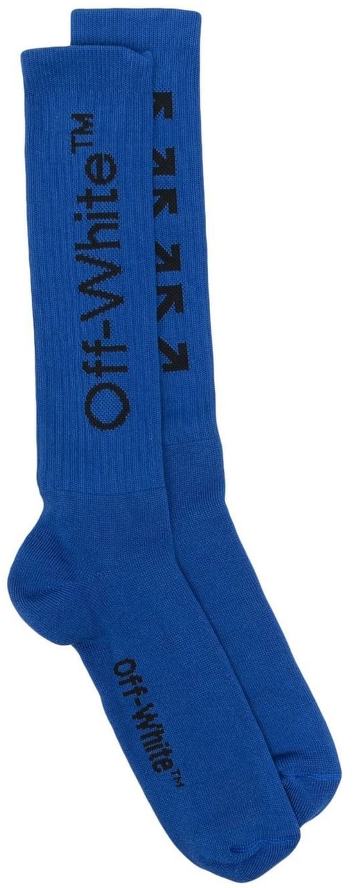 OFF-WHITE Arrow Logo Mid Lenght Socks Blauw