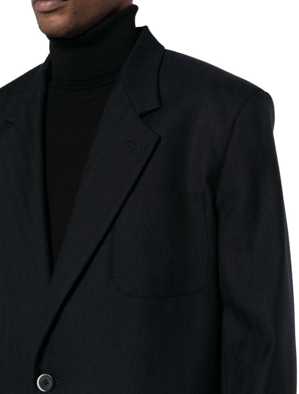 Barena Barena Jacket Redonda Postion Woven Navy Blue Blauw