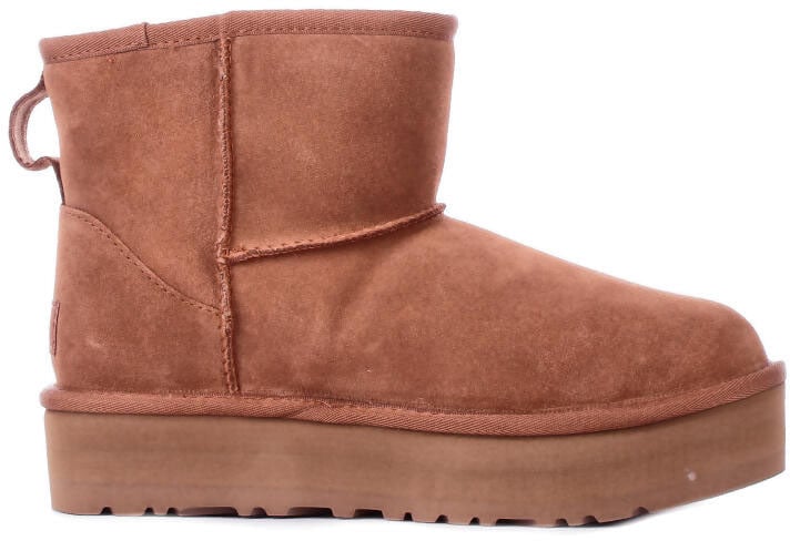UGG Kids Classic Mini Platform Chestnut Beige