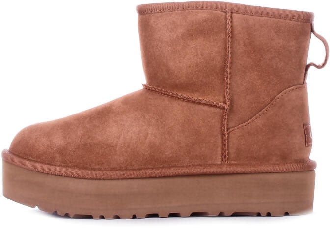 UGG Kids Classic Mini Platform Chestnut Beige