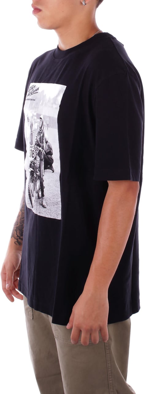 Barbour T-Shirts And Polos Black Zwart
