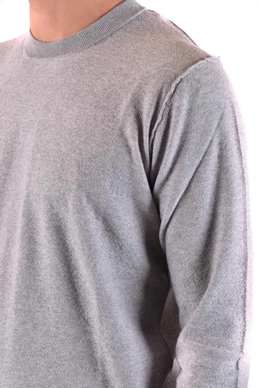 Paolo Pecora Sweaters Gray Grijs